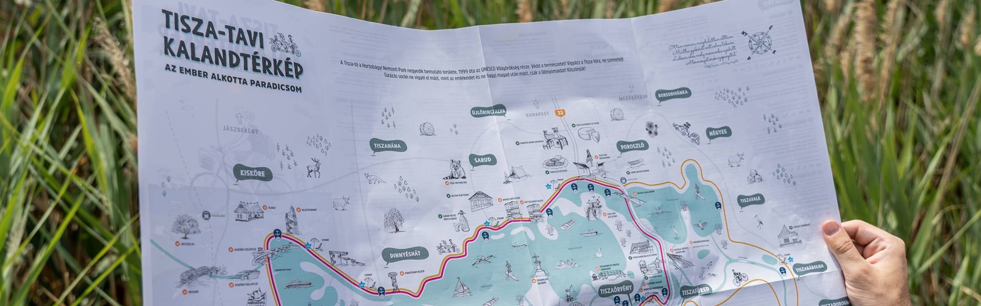 Kalandtérképpel fedezhetjük fel a Tisza-tavat