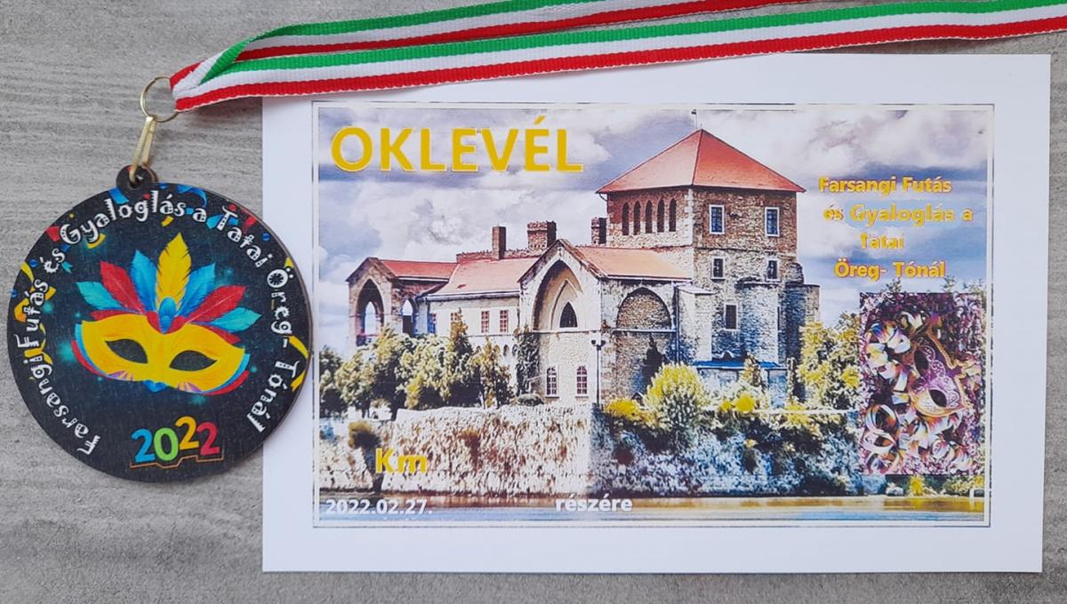 Farsangi Futás és Gyaloglás a Tatai Öreg-tónálimg