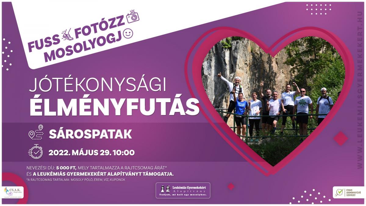 Fuss Fotózz Mosolyogj Jótékonysági élményfutás Sárospatakimg