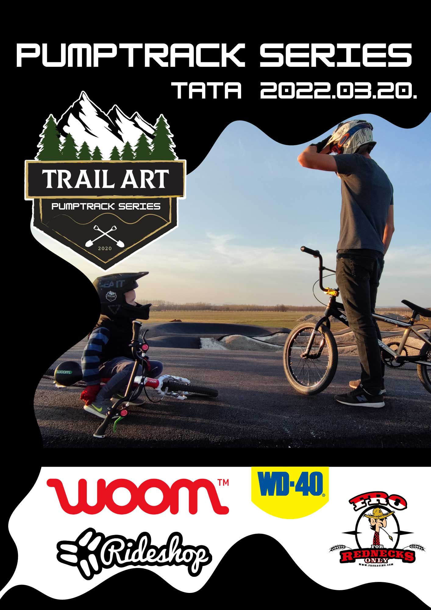 Trail Art & Woom Pumptrack series - Tata-1