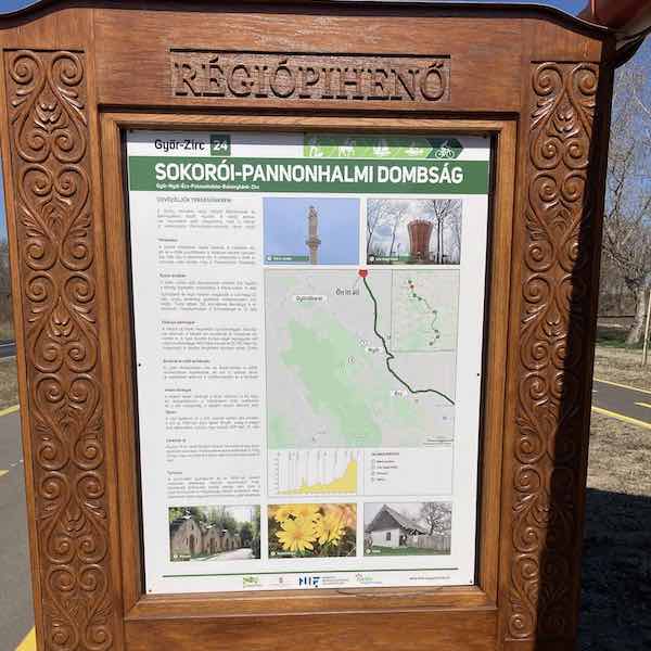 Győr-Pannonhalma kerékpárút