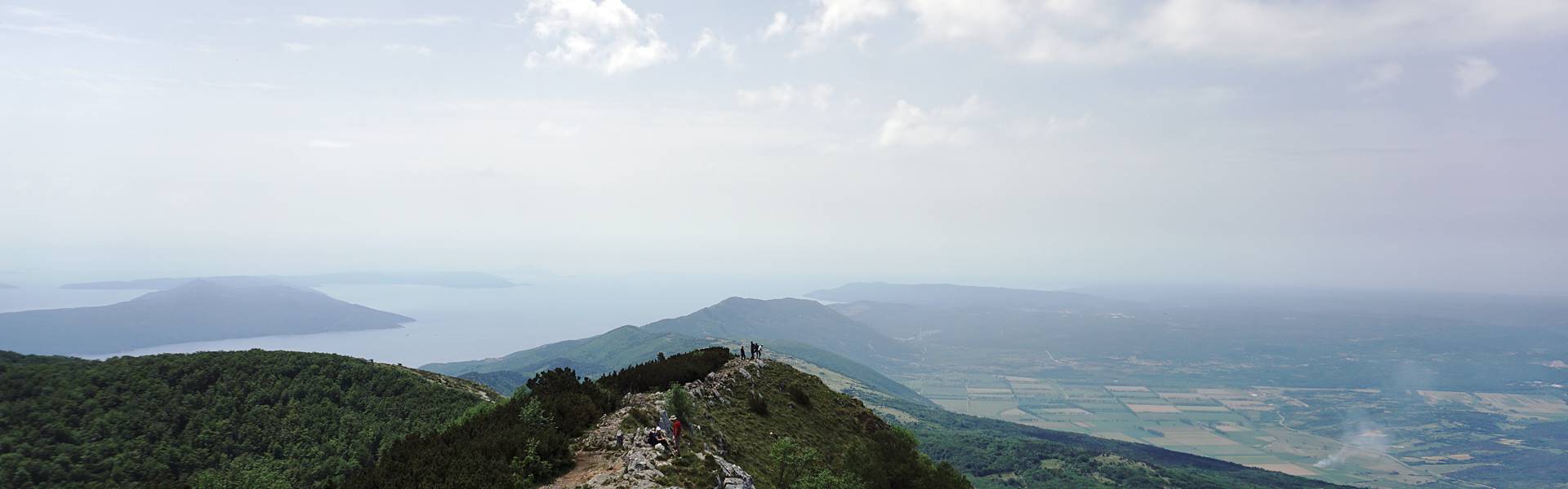 Túra Isztria legmagasabb pontjára