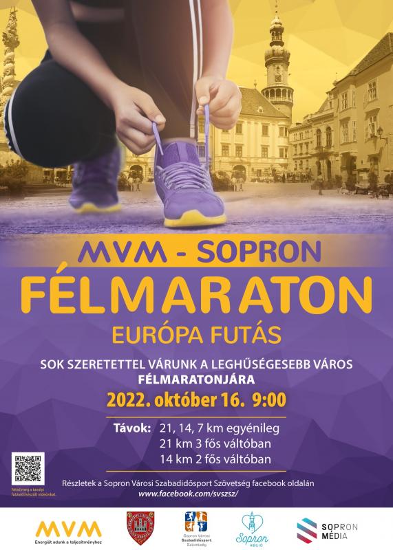 MVM  Sopron Félmaraton  Európa Futás