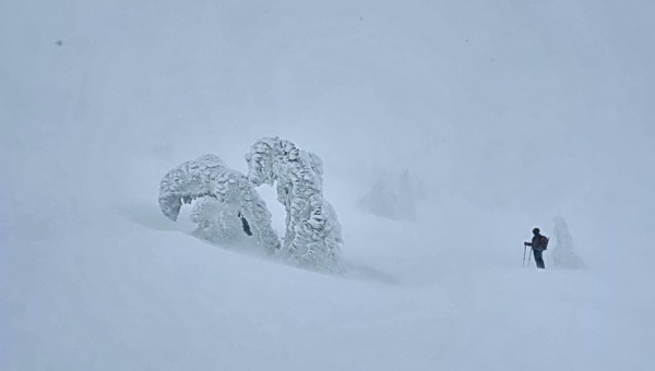 Téli túra a Babia Góra csúcsára