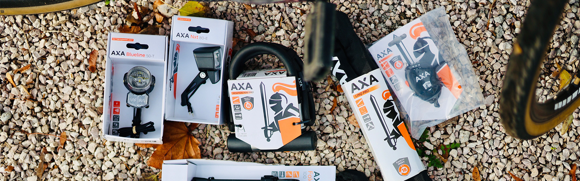 AXA kerékpáros zárak és lámpák
