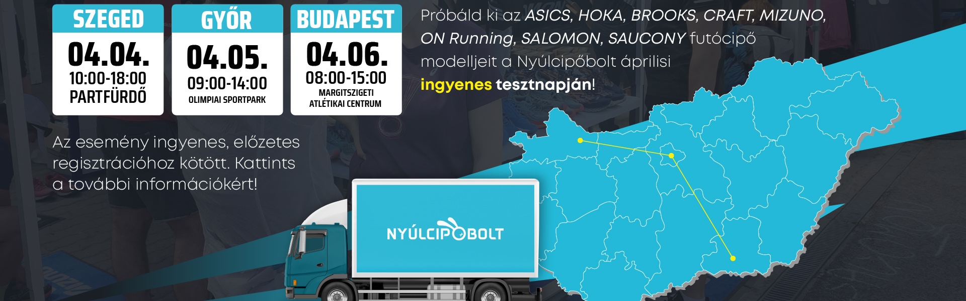 Nyúlcipőbolt road show 2025