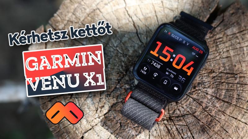 Kettőt lehet választani... Garmin Venu X1 teszt