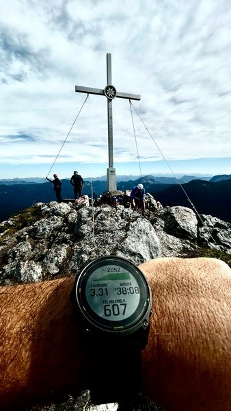 A normál út a Großer Donnerkogel csúcsára-9