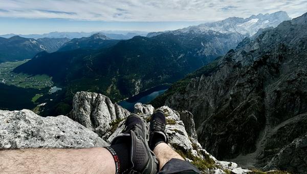 A normál út a Großer Donnerkogel csúcsára