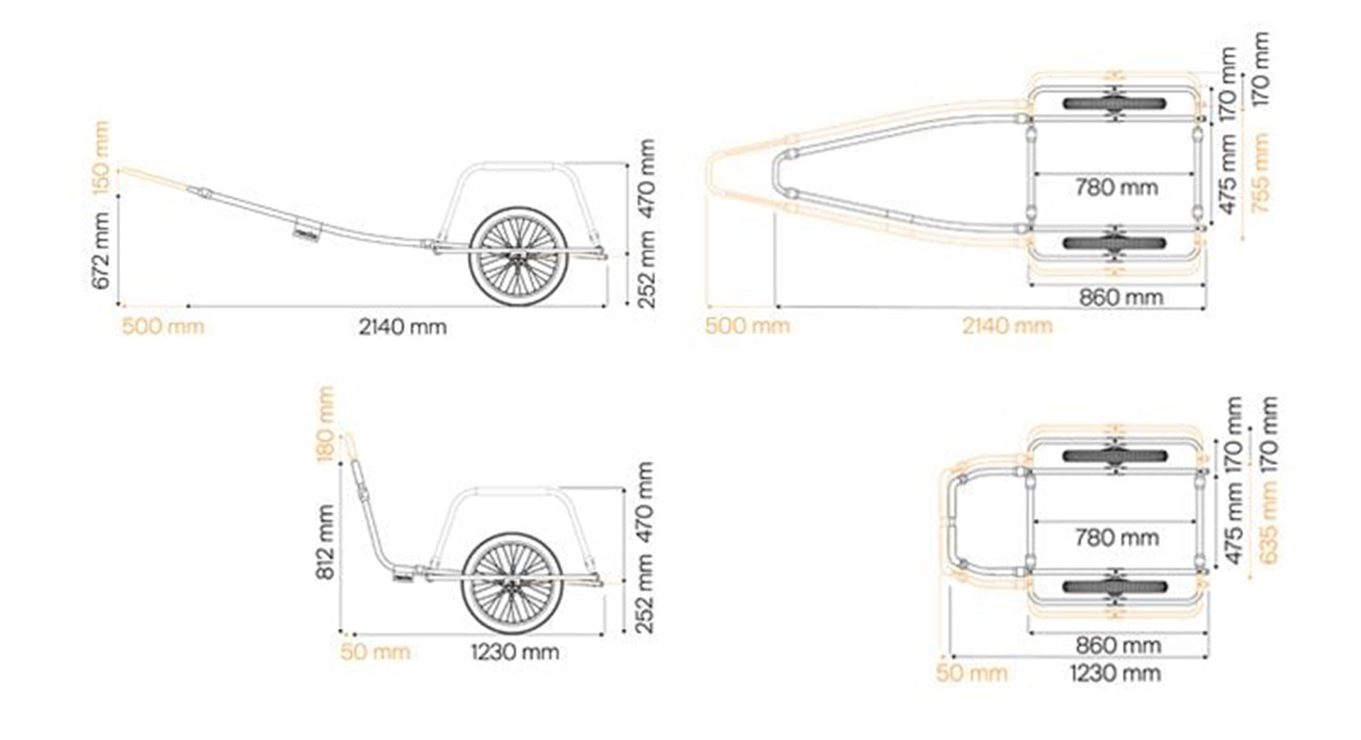 Sláger is lehetne belőle: teherszállító kerékpáros utánfutó-18