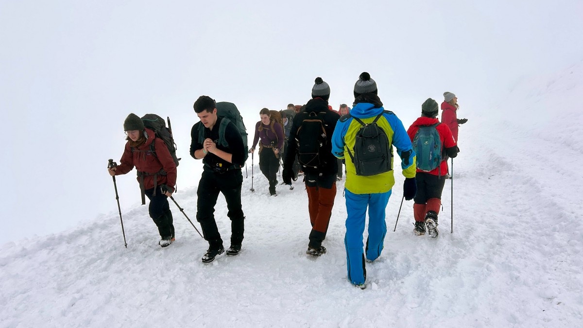 Könnyű havas túra Zakopane felett-4