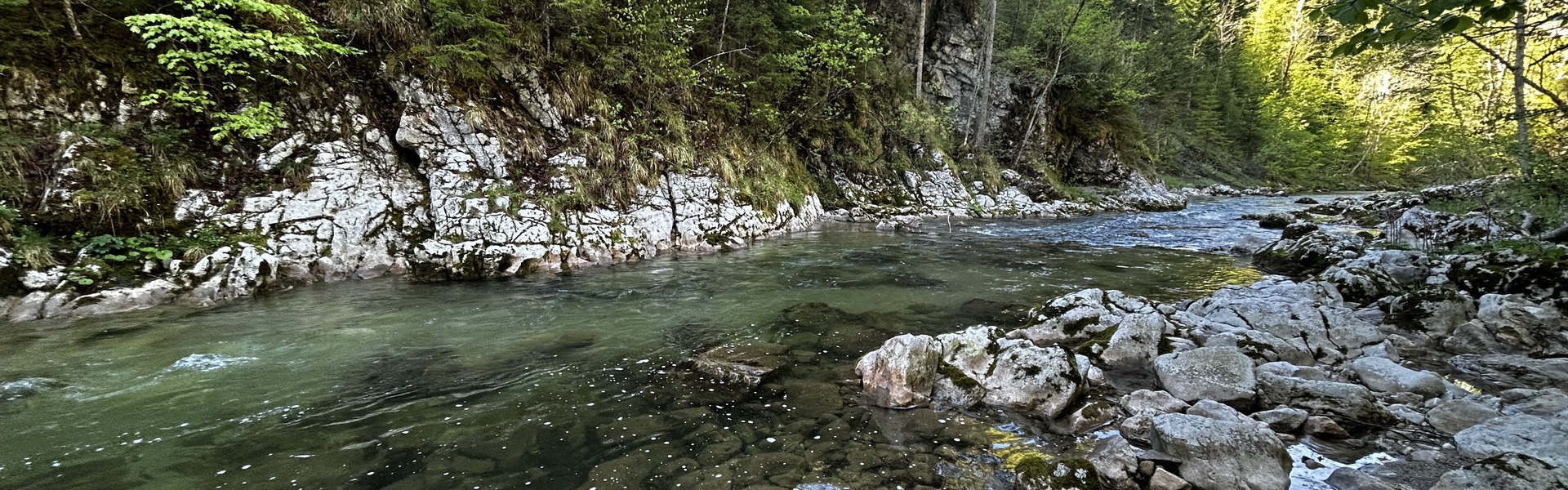 Egy könnyű szurdoktúra Mariazell alatt a Salzaklammban