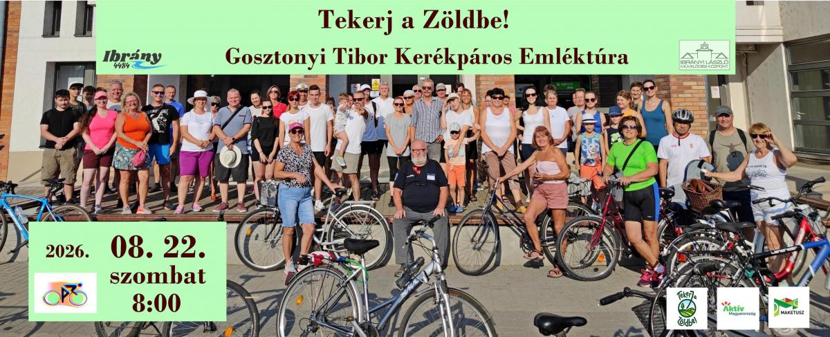 Tekerj a zöldbe - Gosztonyi Tibor kerékpáros emléktúraimg
