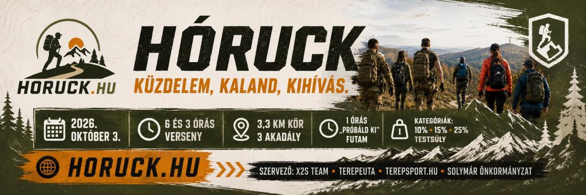 Solymári HÓRUCK hátizsákoló kihívás