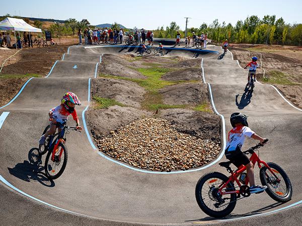 Új kerékpáros bringapark és szakosztály Balatonfüreden