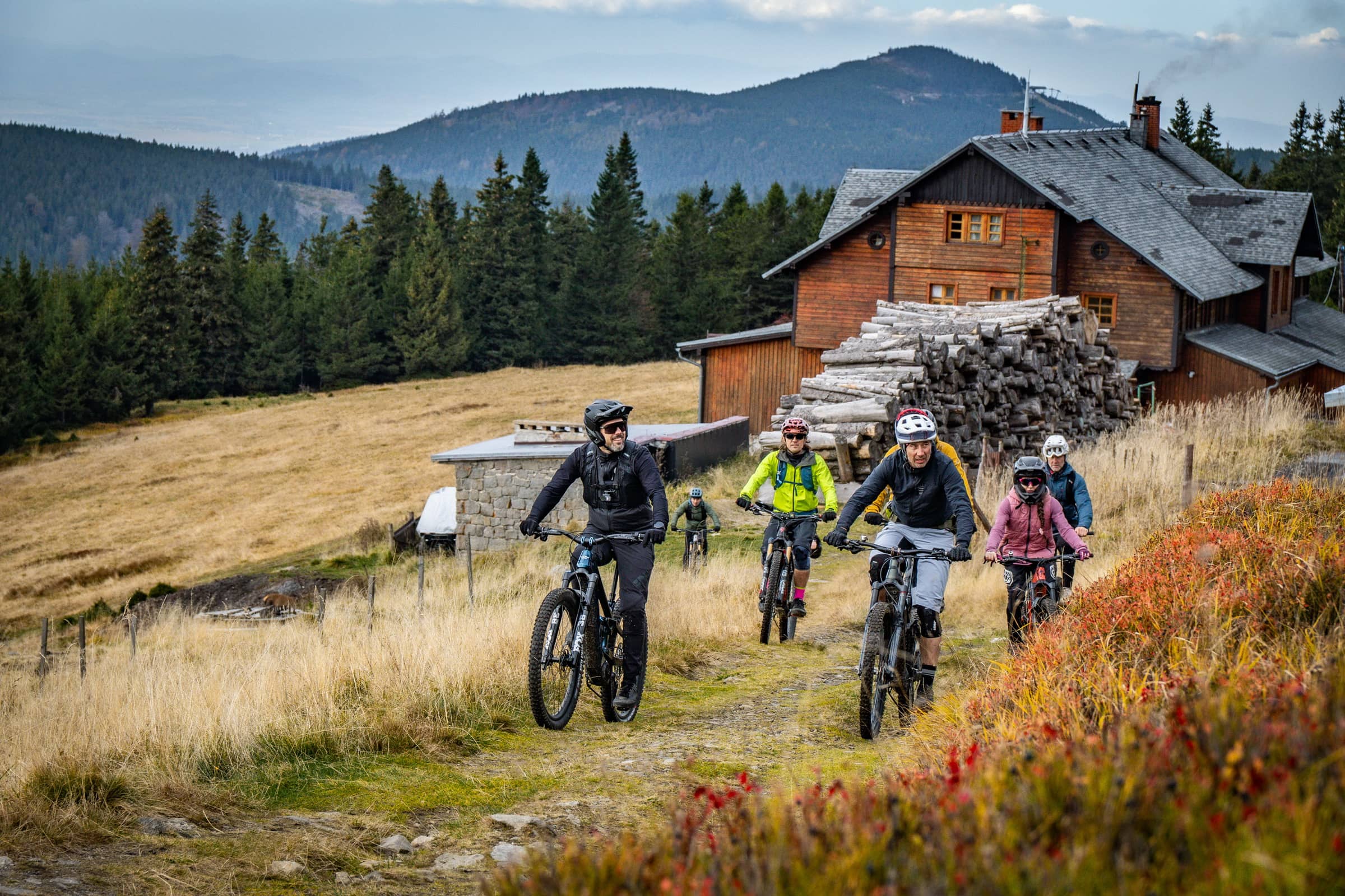 Technikás és látványos e-mtb enduro túra a lengyel-cseh határ mentén-5