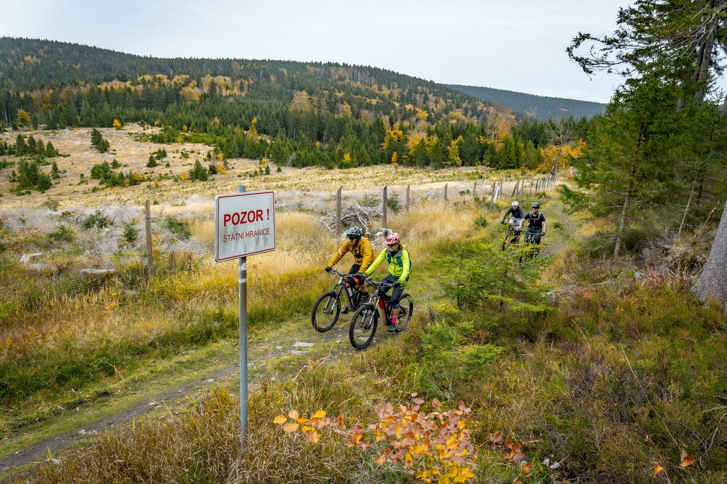 Technikás és látványos e-mtb enduro túra a lengyel-cseh határ mentén-9