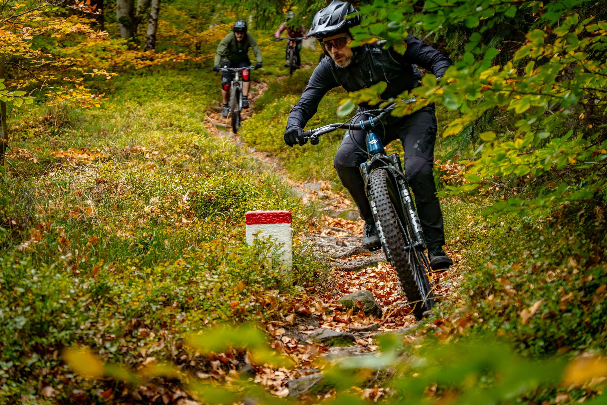 Technikás és látványos e-mtb enduro túra a lengyel-cseh határ mentén-11