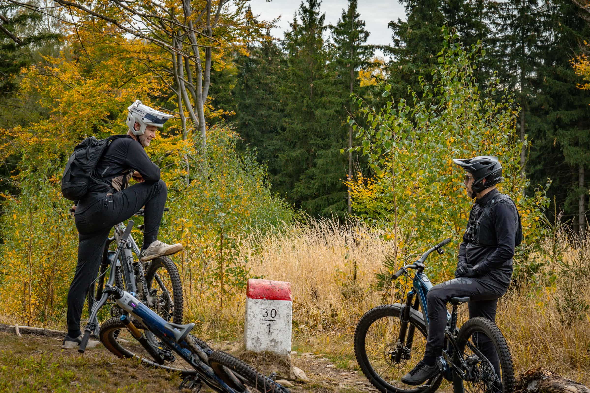 Technikás és látványos e-mtb enduro túra a lengyel-cseh határ mentén-13