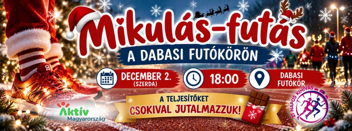 Mikulás futás Dabasonimg